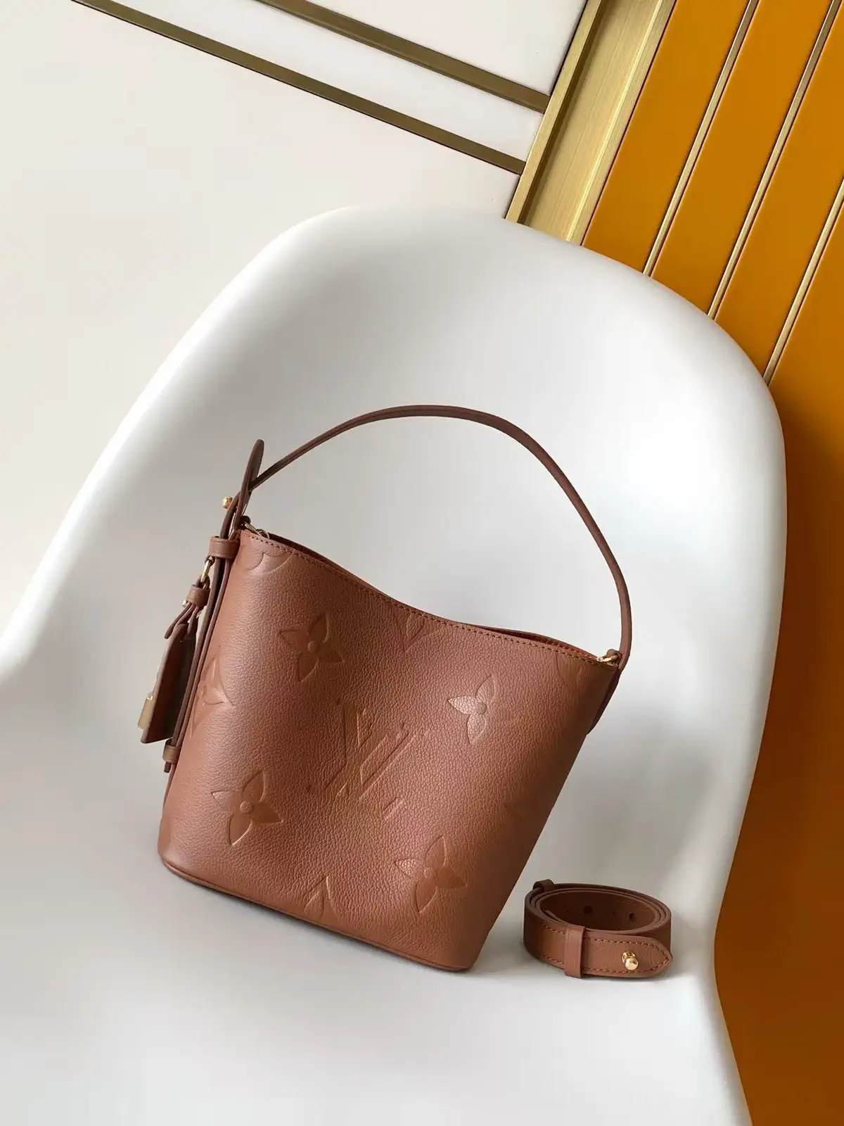 Louis Vuitton Monogram Embossed Bucket Bag image 1