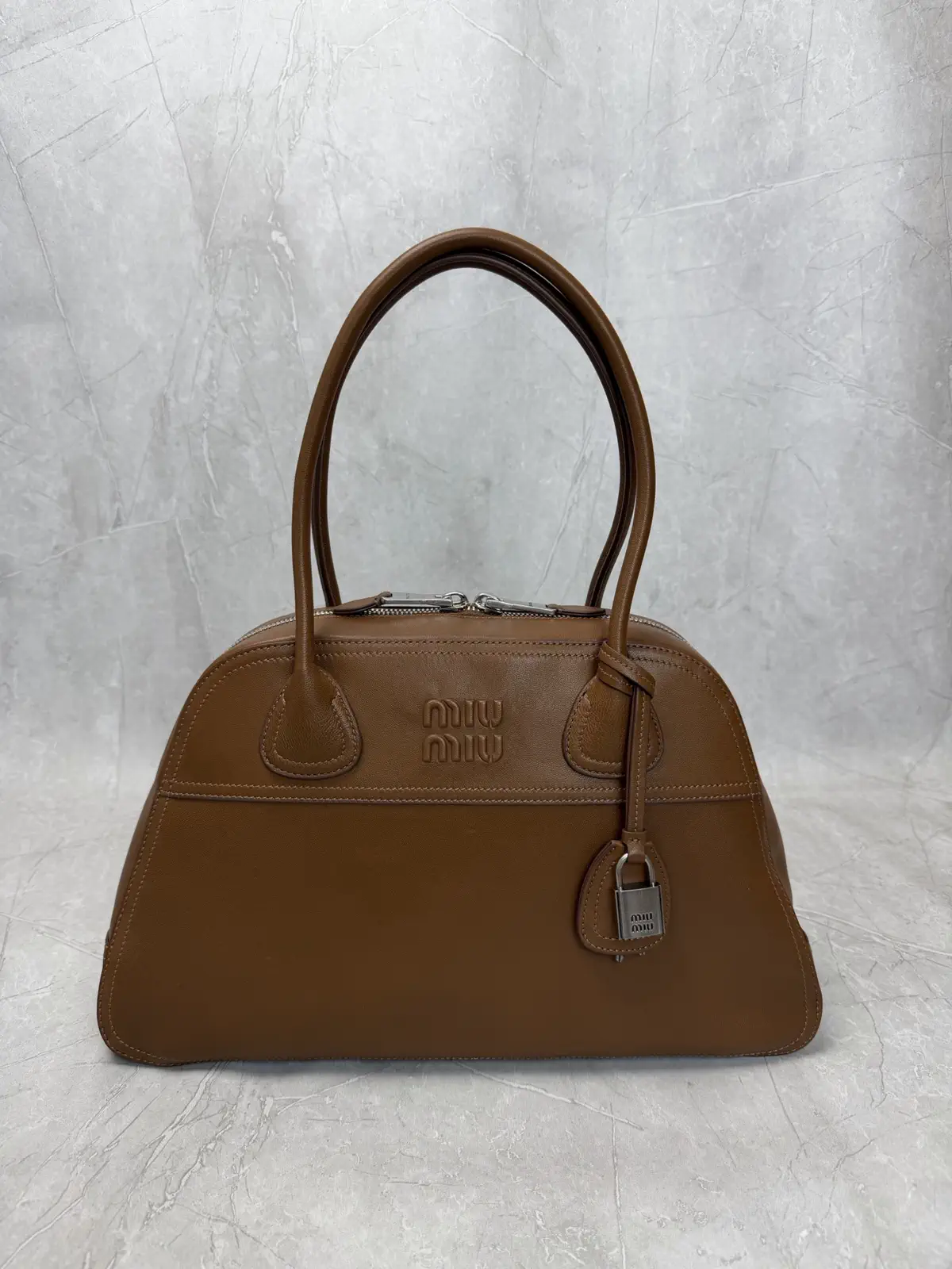 Miu Miu Leather Top Handle Bag image 1