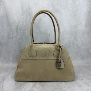 Miu Miu Suede Top Handle Bag image 1