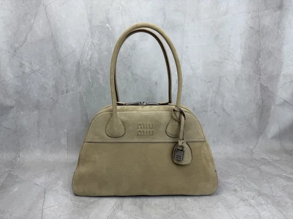 Miu Miu Suede Top Handle Bag image 1