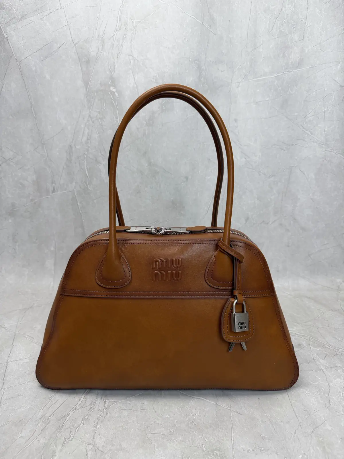 Miu Miu Leather Top Handle Bag image 1