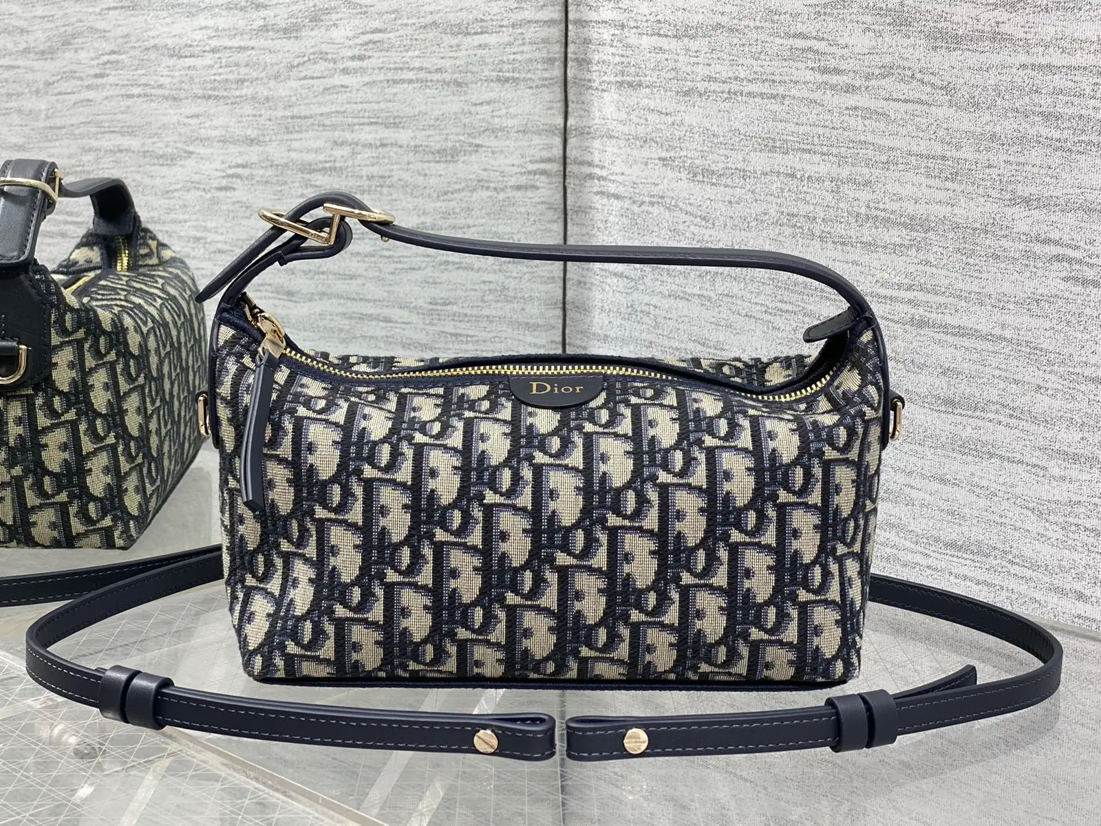 Dior Oblique Monogram Top Handle Bag image 1