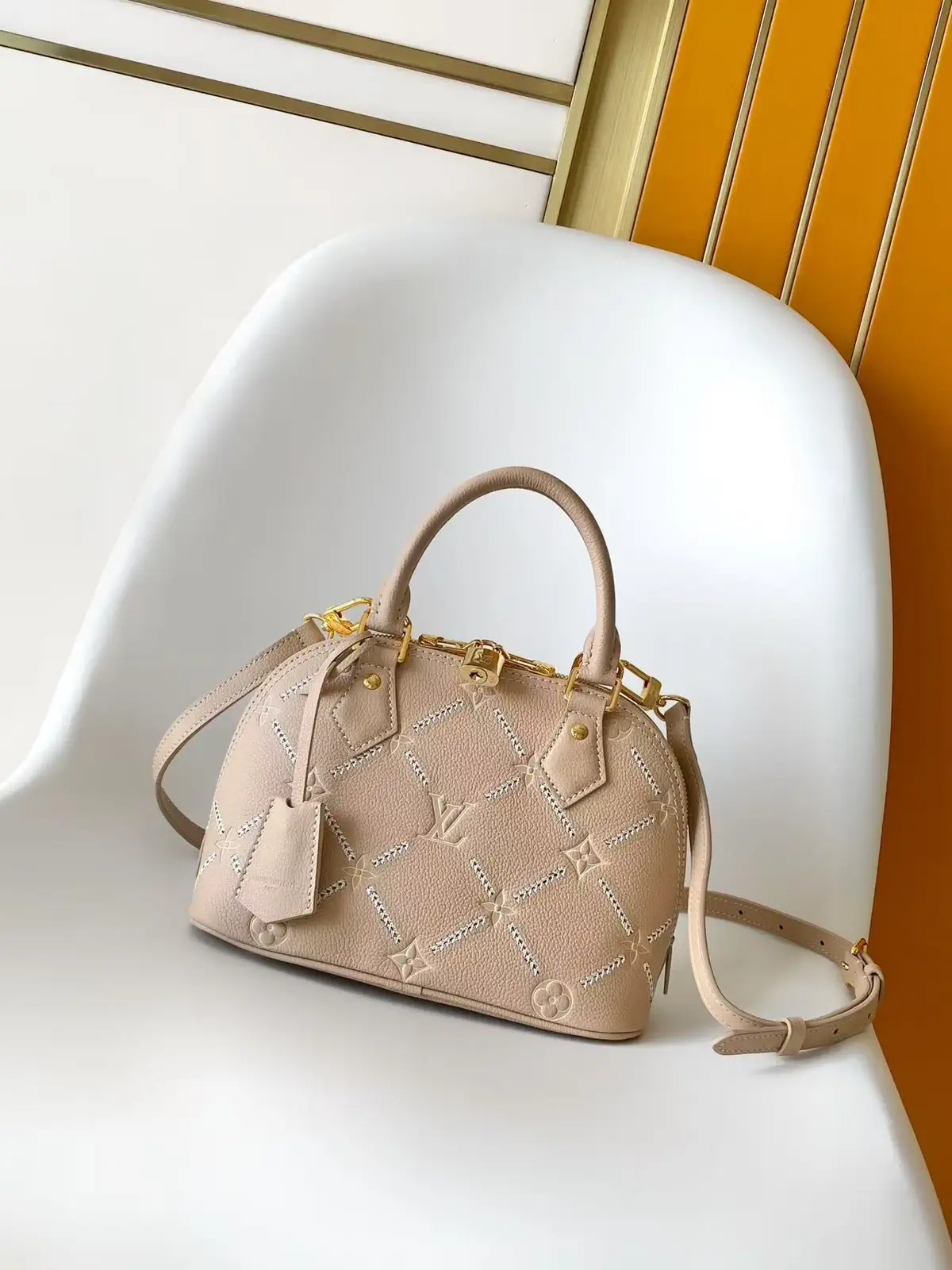Louis Vuitton Monogram Empreinte Alma BB Top Handle Bag image 1
