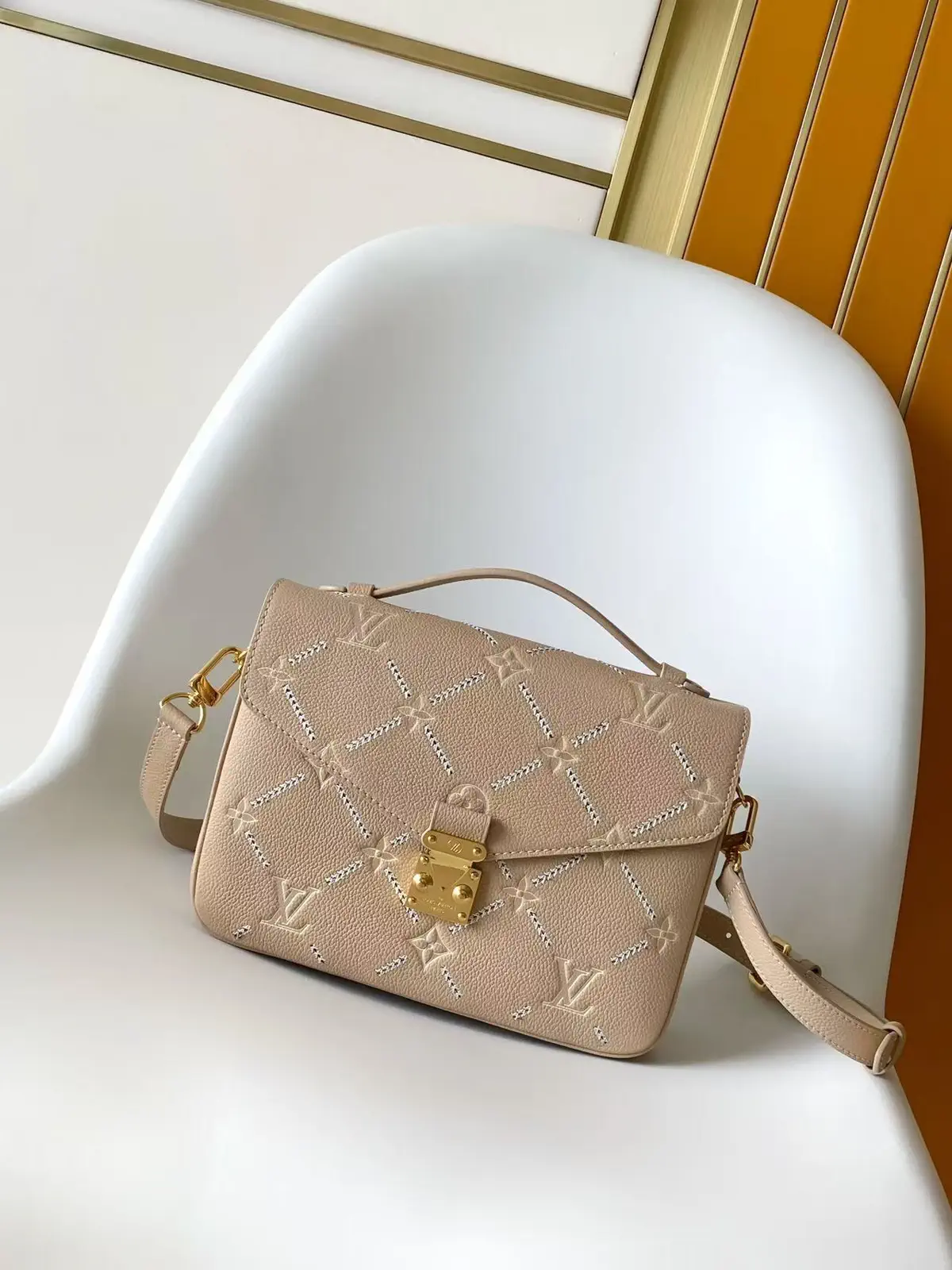 Louis Vuitton Pochette Métis Monogram Empreinte Crossbody Bag image 1