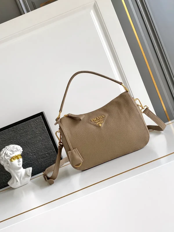 Prada Pebbled Leather Top Handle Bag image 1