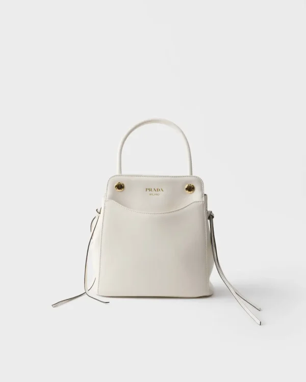 Prada White Top Handle Bag image 1