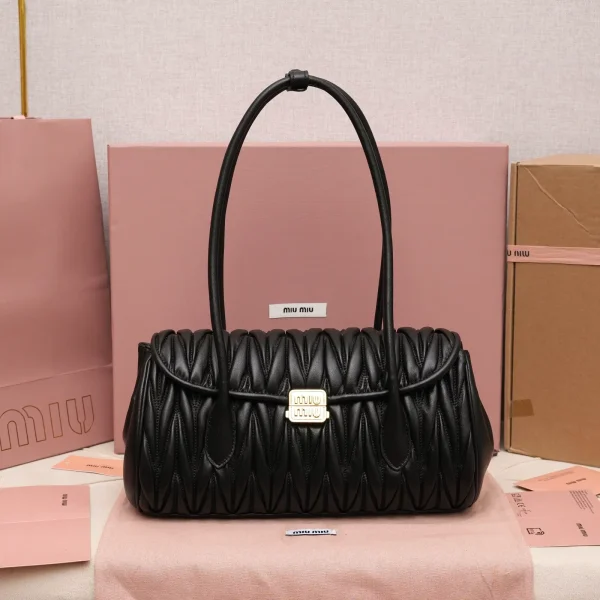 Miu Miu Quilted Leather Shoulder Bag image 1