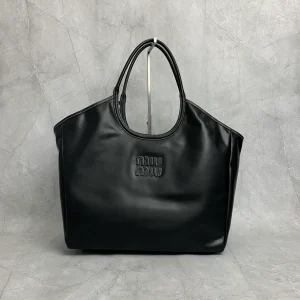 Miu Miu Embossed Logo Tote Bag image 1