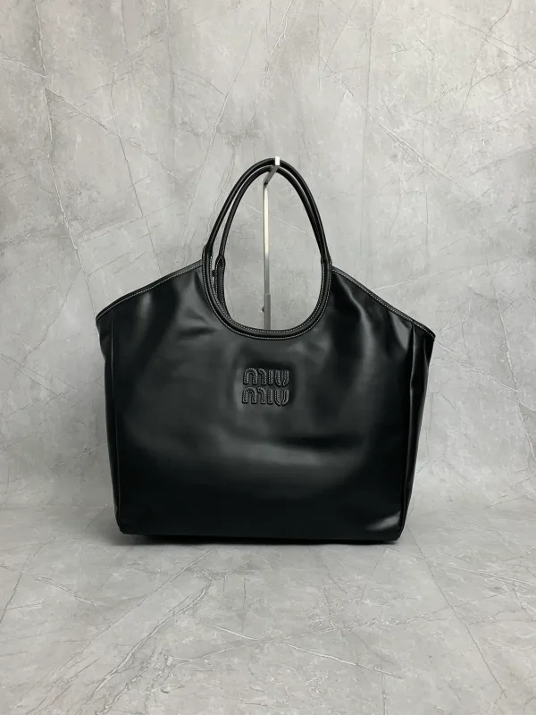 Miu Miu Embossed Logo Tote Bag image 1