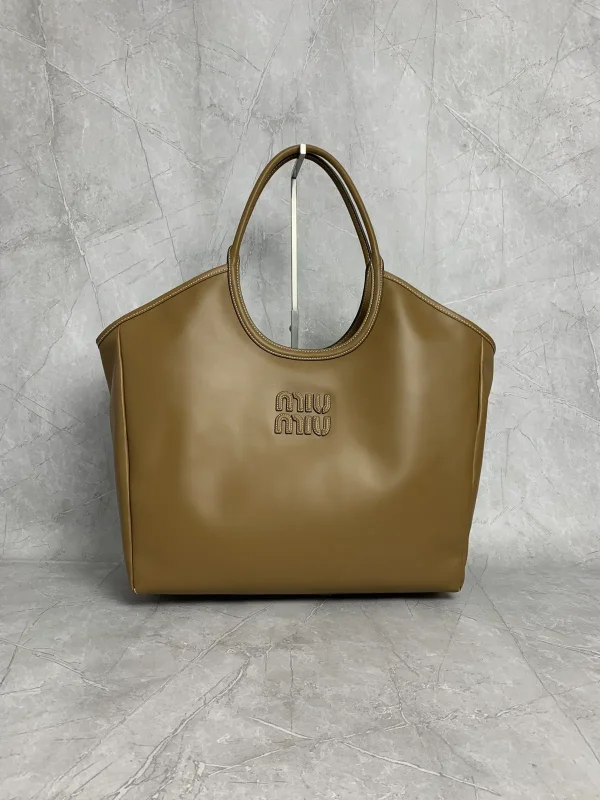 Miu Miu Embossed Logo Tote Bag image 1