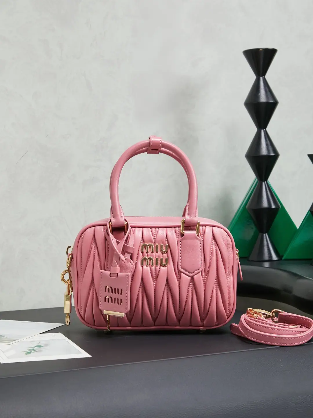 Miu Miu Quilted Top Handle Bag image 1