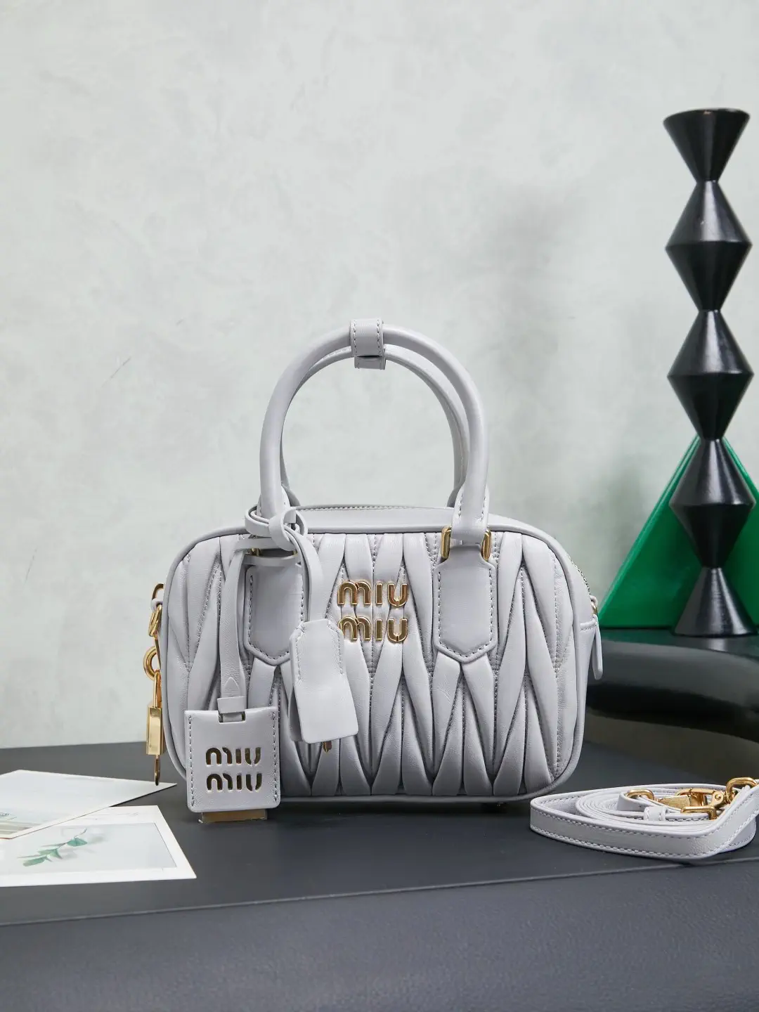 Miu Miu Quilted Top Handle Bag image 1