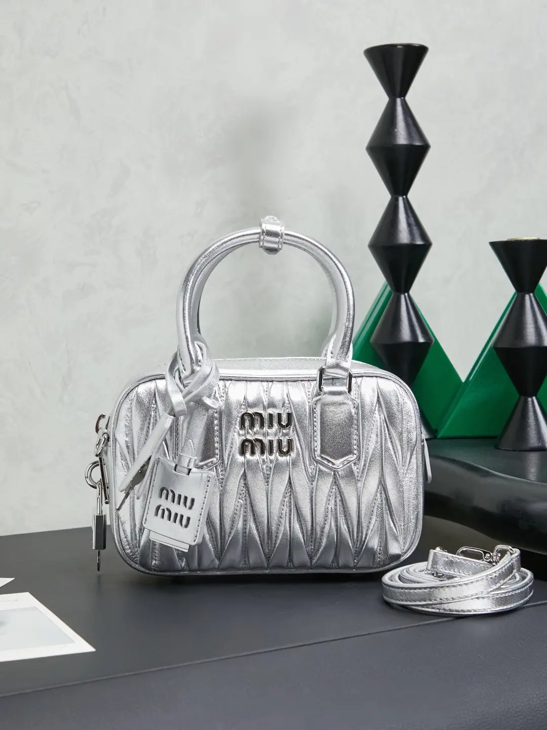 Miu Miu Quilted Top Handle Bag image 1