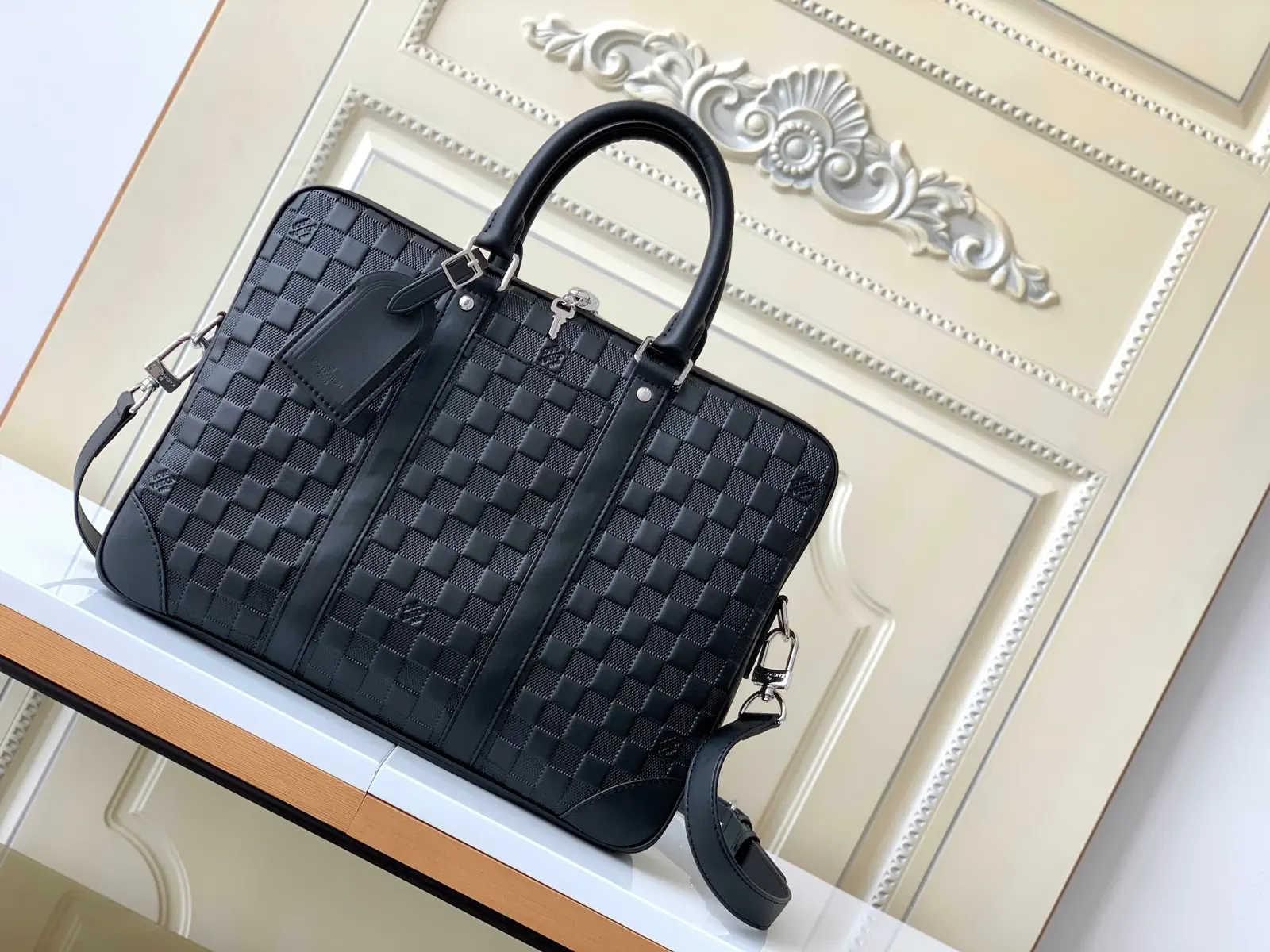 Louis Vuitton Voyage Small Damier Graphite Briefcase Bag image 1