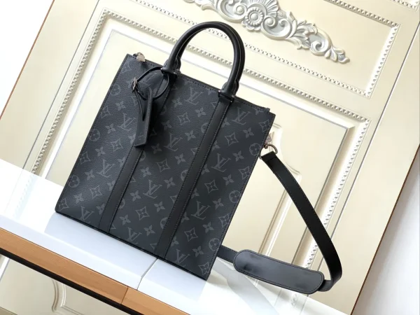 Louis Vuitton Monogram Sac Plat Cross Top Handle Bag image 1