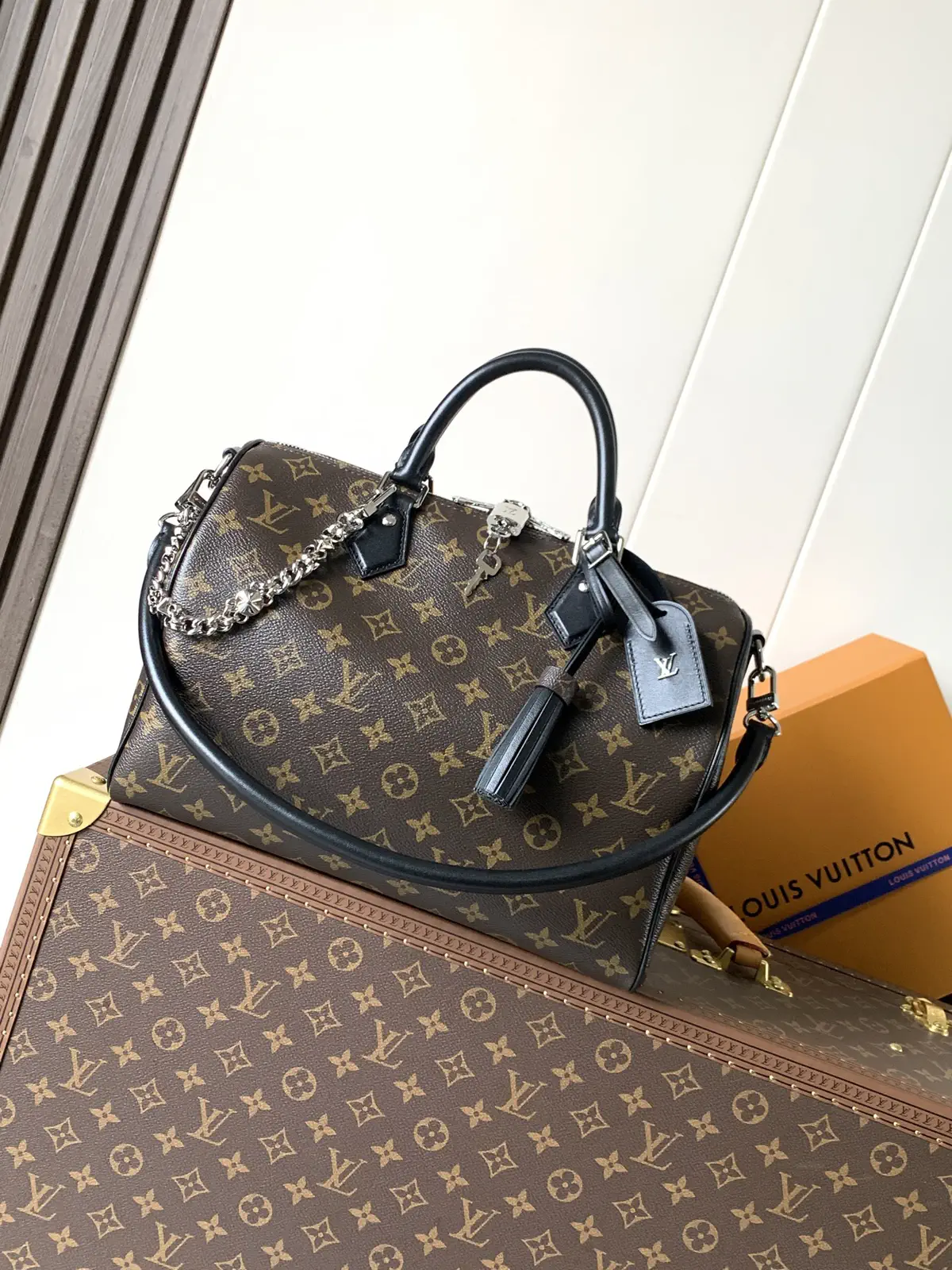 Louis Vuitton Monogram Speedy Soft 30 Top Handle Bag image 1