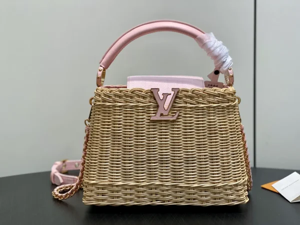 Louis Vuitton Capucines BB Woven Top Handle Bag image 1