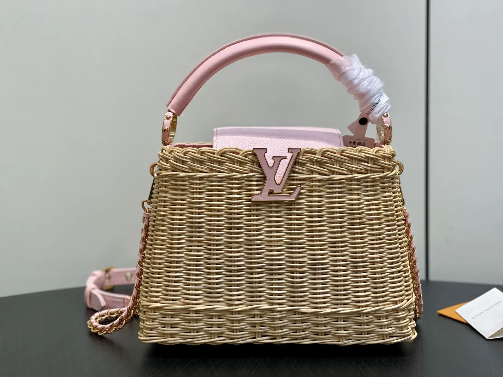 Louis Vuitton Capucines BB Woven Top Handle Bag image 1