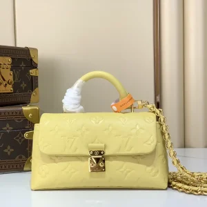 Louis Vuitton Yellow Monogram Empreinte Nano Madeleine Top Handle Bag image 1