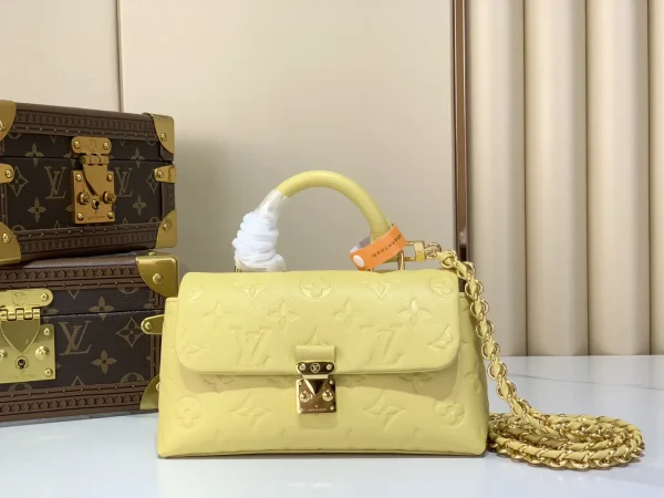 Louis Vuitton Yellow Monogram Empreinte Nano Madeleine Top Handle Bag image 1