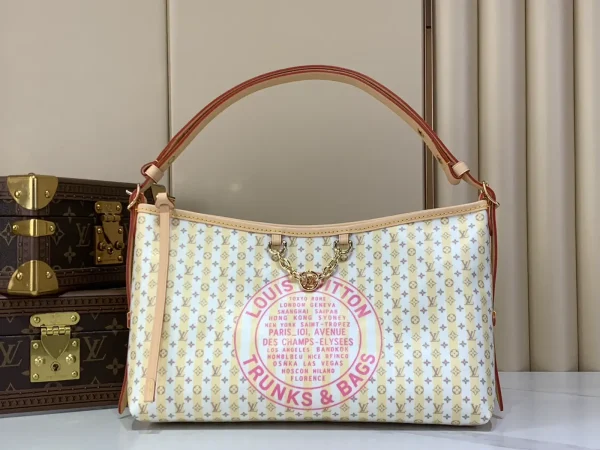 Louis Vuitton Striped Monogram Carryall East West Shoulder Bag image 1
