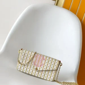Louis Vuitton Pochette Felicie Damier Azur Canvas Bag image 1