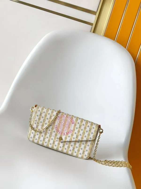 Louis Vuitton Pochette Felicie Damier Azur Canvas Bag image 1