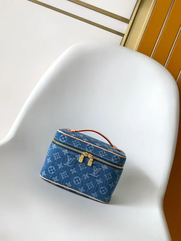 Louis Vuitton Nice Mini Denim Monogram Vanity Bag image 1