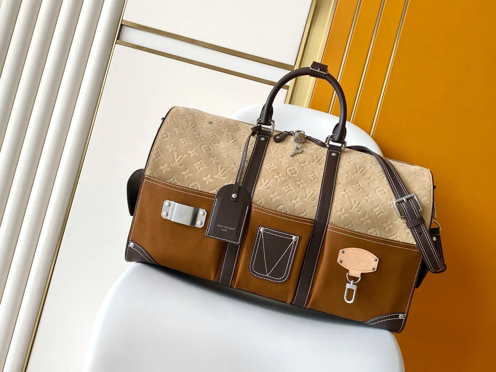 Louis Vuitton Keepall Bandoulière 50 Duffle Bag image 1