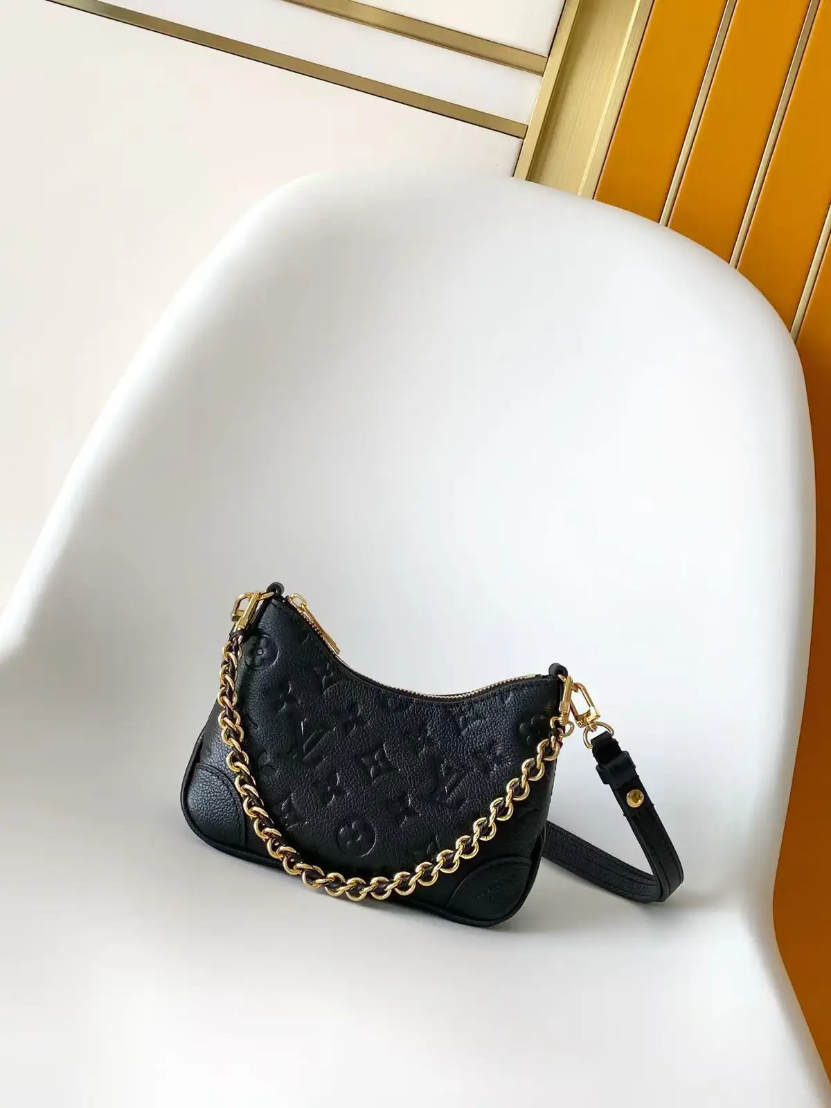 Louis Vuitton Black Monogram Boulogne Mini Bag image 1