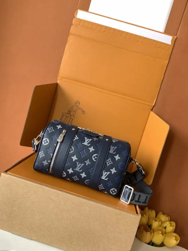 Louis Vuitton Navy Monogram City Keepall Bag image 1