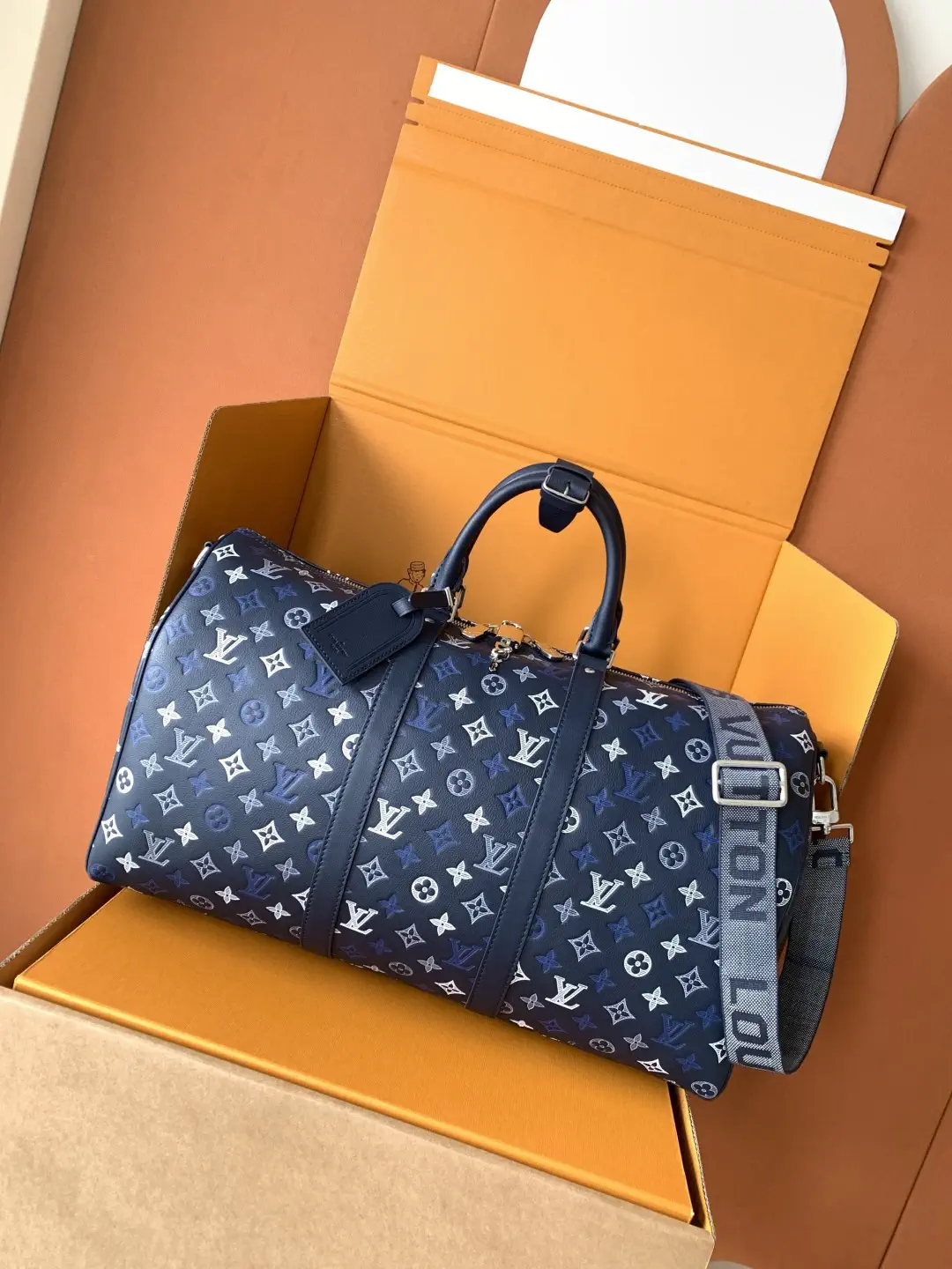 Louis Vuitton Monogram Keepall Bandoulière 50 Duffle Bag image 1