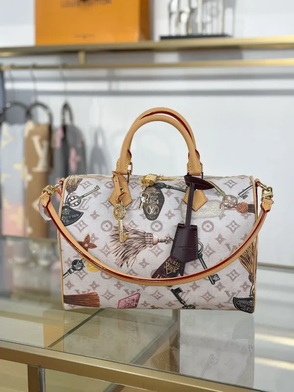Louis Vuitton Speedy 30 Soft Monogram Print Top Handle Bag image 1