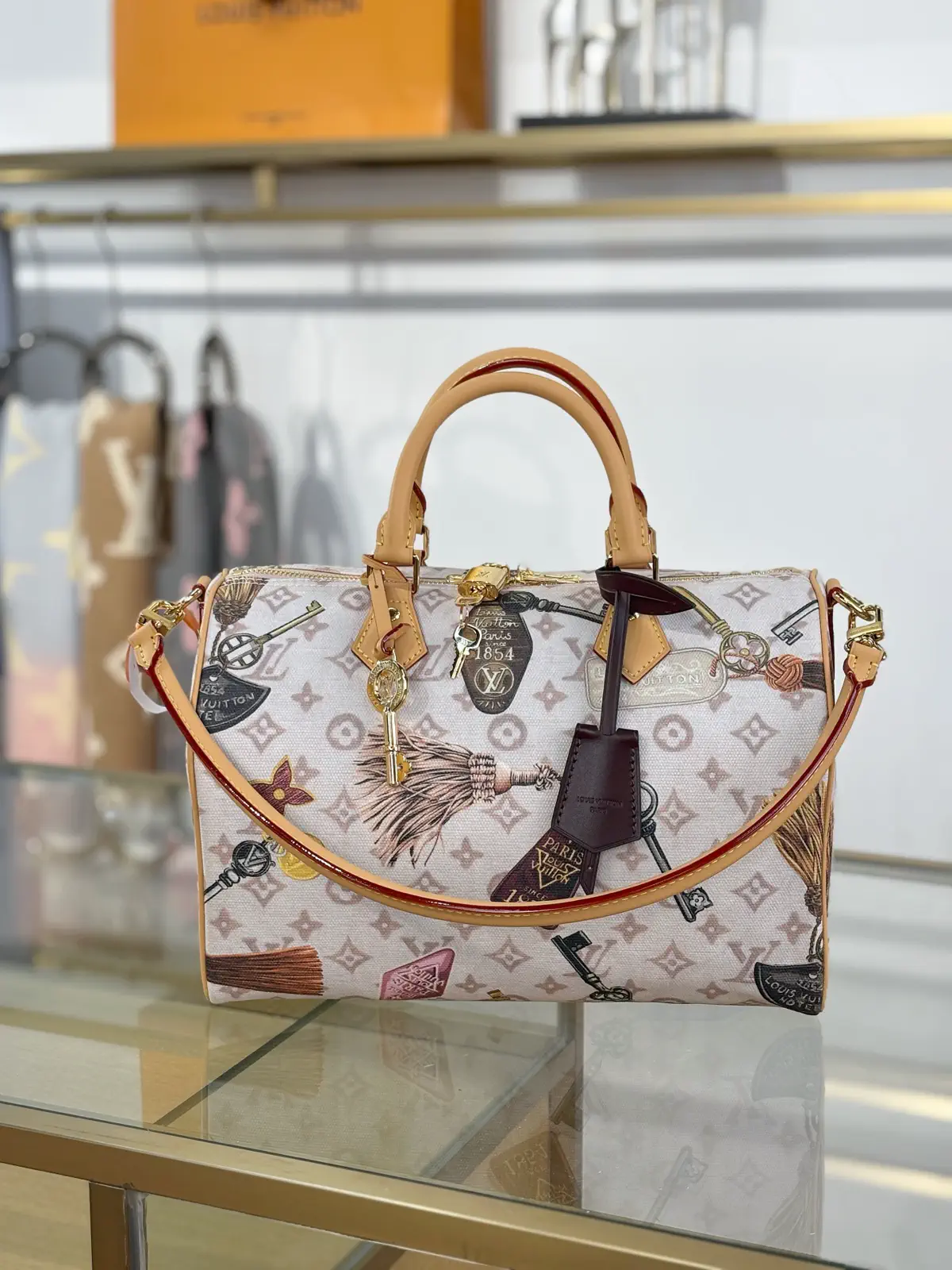 Louis Vuitton Speedy 30 Soft Monogram Print Top Handle Bag image 1