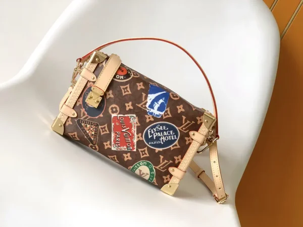 Louis Vuitton Side Trunk Medium Bag with Hotel Label Print image 1