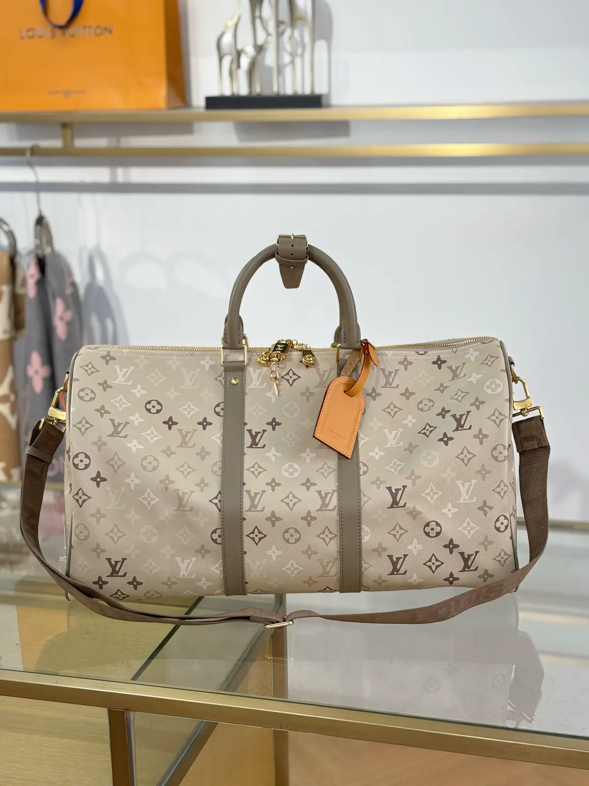 Louis Vuitton Monogram Keepall Bandoulière 50 Duffle Bag image 1