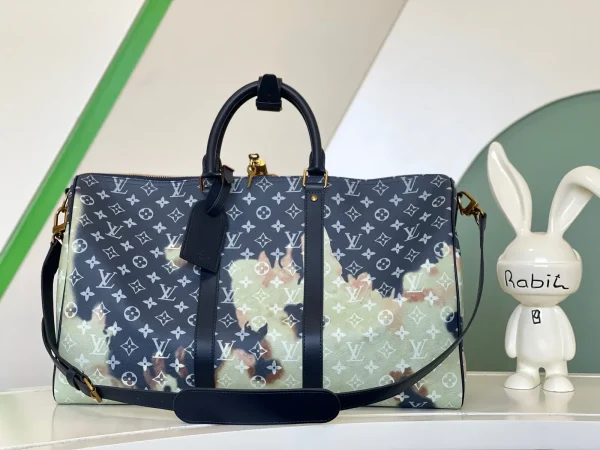 Louis Vuitton Monogram Flame Print Keepall 50 Duffle Bag image 1