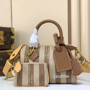 Louis Vuitton Striped Speedy P9 Bandoulière 20 Top Handle Bag image 1