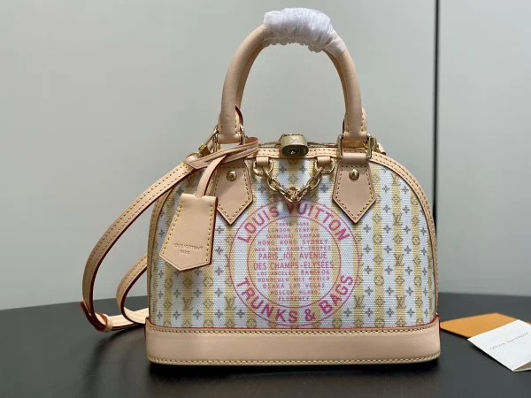 Louis Vuitton Alma BB Monogram Striped Top Handle Bag image 1