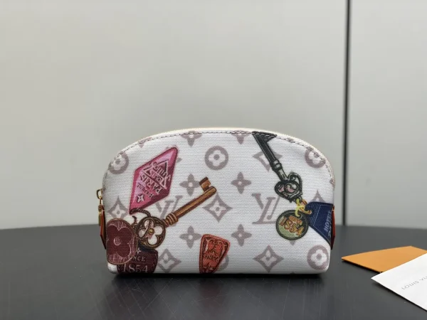 Louis Vuitton Monogram Key Print Small Cosmetic Bag image 1