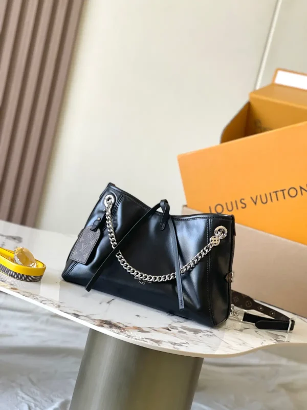 Louis Vuitton Black CarryAll BB Shoulder Bag image 1