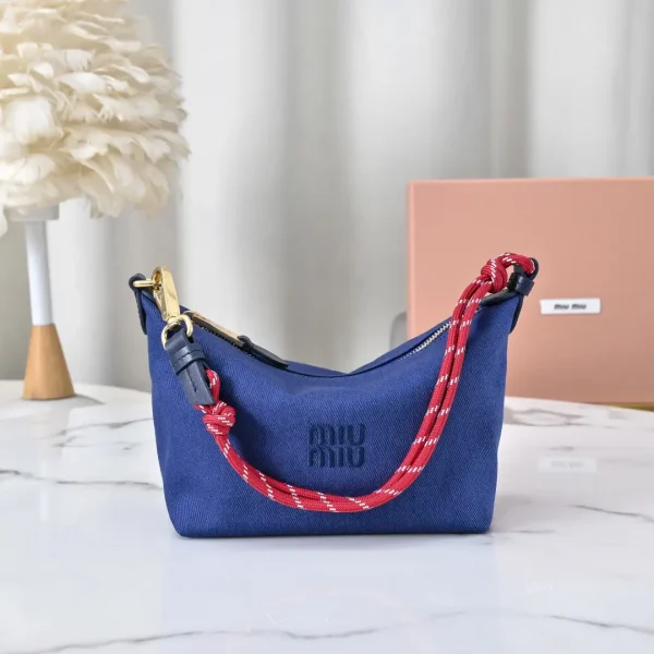 Miu Miu Denim Top Handle Bag image 1
