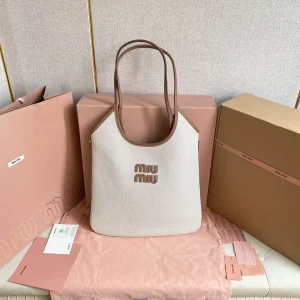 Miu Miu Logo Tote Bag image 1