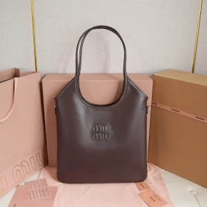 Miu Miu Leather Tote Bag image 1