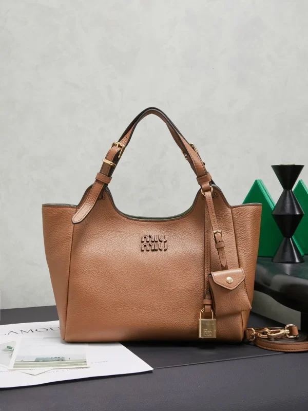 Miu Miu Leather Tote Bag image 1