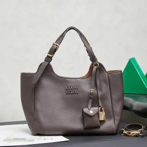 Miu Miu Leather Tote Bag image 1