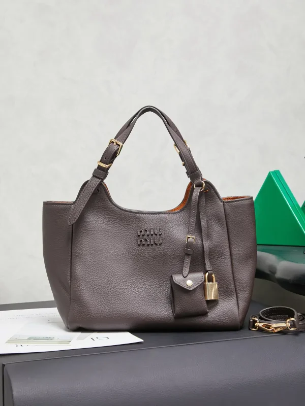Miu Miu Leather Tote Bag image 1