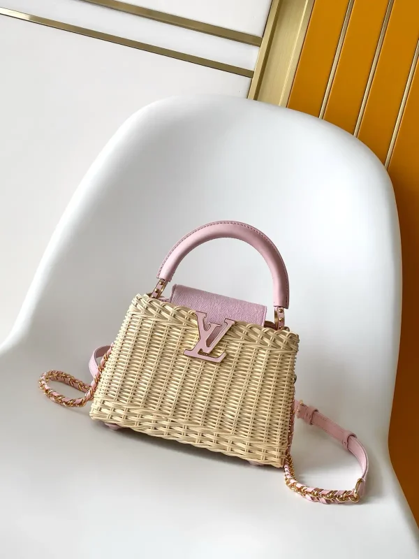 Louis Vuitton Capucines Mini Rattan Top Handle Bag image 1