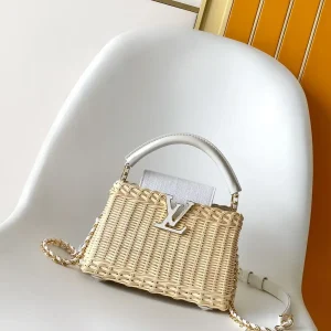 Louis Vuitton Capucines Mini Rattan Top Handle Bag image 1