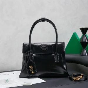 Miu Miu Leather Top Handle Bag image 1